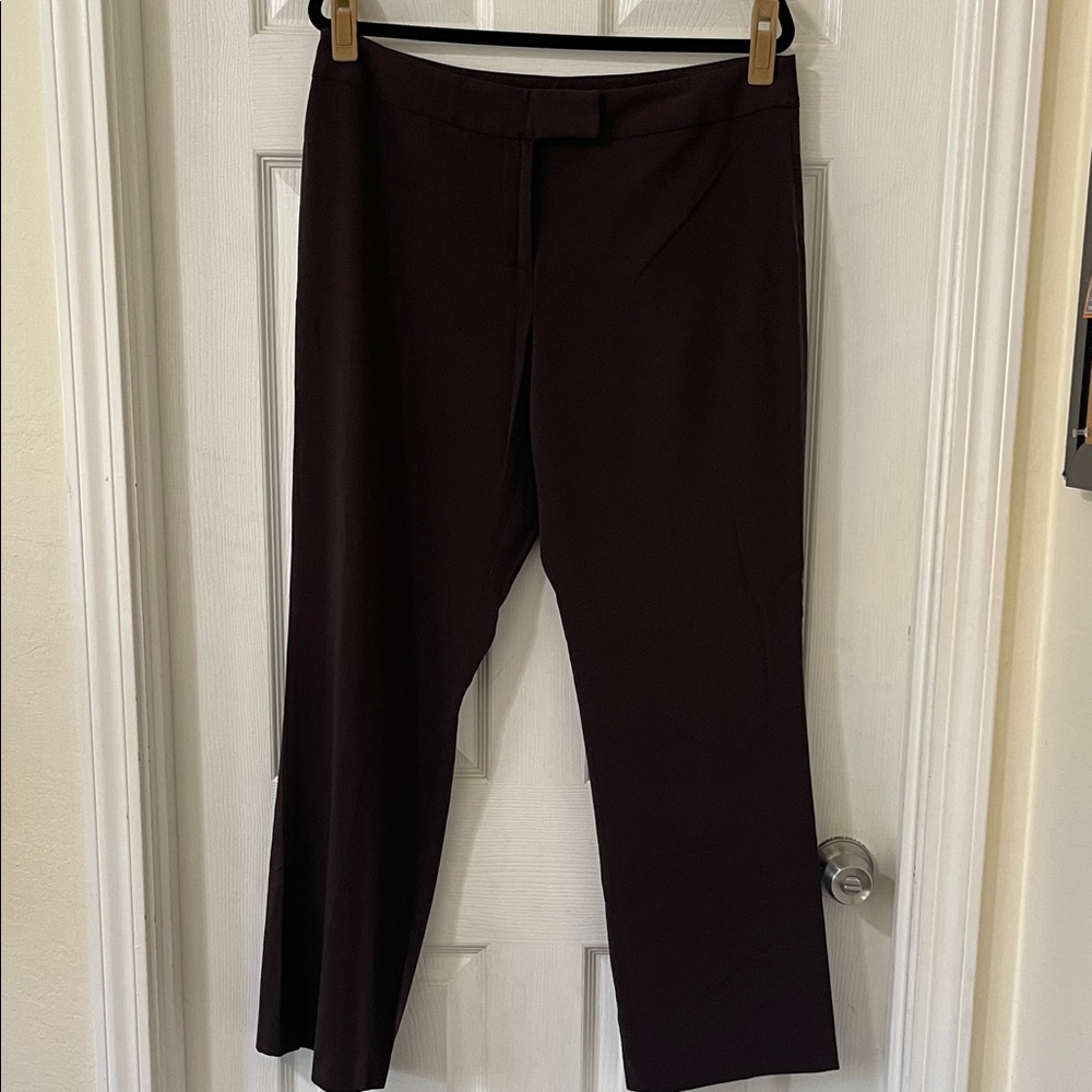 Alfani Dark Brown Essentials Pants Size 14P